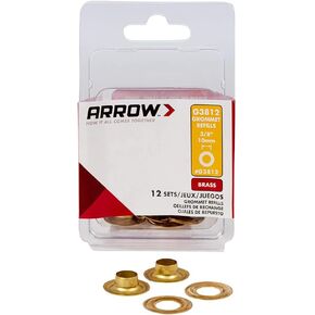 Arrow G3812 Grommet Refills (Set of 12), 3/8"