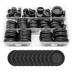 83 PCS 8 Size Rubber Grommets Double-Sided Rubber Grommet Kit for Wiring Two-Sided Rubber Hole Plug for Wire Protection