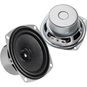 2PACK 8Ohm 10W Full Range Audio Speaker Stereo Woofer Loudspeaker for Arduino Replacement and DIY Boom Box Satellites Speaker