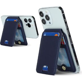 Ｈａｖａｙａ for Magsafe Wallet with Card Holder for iPhone 16/15 / 14/13 12 Series Magnetic Phone Wallet for Men and Women Leather Zipper Wallet with Adjustable Stand-White Leopard Print in Kuwait