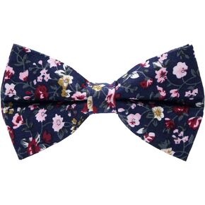 Men's Flower Core Solid Bowtie