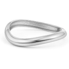 1-3 PCS Gold Silver Cuff Bangle Bracelets For Women Trendy Hinged Cuff Open Wide Chunky Bracelet Irregular Minimalist Bangle Jewelry Gift