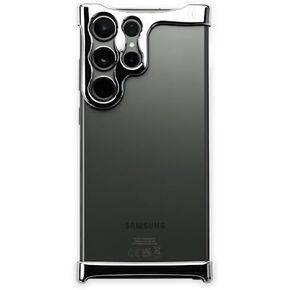 Arc Pulse مصمم لهاتف Samsung Galaxy S23 Ultra (2023)، غطاء حماية بسيط ممتص للصدمات من الألومنيوم من الدرجة الفضائية + تطعيمات مطاطية سهلة التركيب 6.9 بوصة