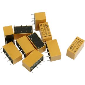 uxcell 10 Pcs DC 12V Coil DPDT 8 Pin PCB General Purpose Power Relay HK19F