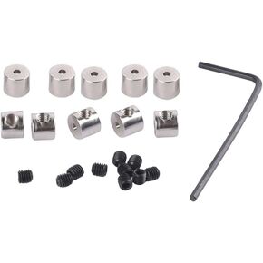 20 Pcs Pin Keepers Pin Locks Enamel Pin Locking Backings Replacement Locking Pin Backs Clasps with 2 Pcs Wrench for Enamel Lapel Pins Backs Jewelry Findings