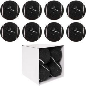 4/8 Pcs Precut Tennis Balls for Furniture Legs and Floor Protection Chairs Desks Grey Furniture Tennis Balls for Chairs Feet Long Lasting Tennis Ball Chair Foot Covers