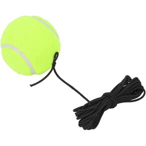 Tennis Ball for Training with 4M Elastic Rubber String Tennis Trainer Rebounder Ball Rubber Band Ball for Beginner Daily Training/Advanced Training for Tennis Balls