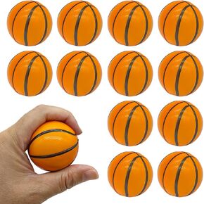 Urspasol 12-Pack Mini Basketball Stress Balls 2 Inch Soft Foam Squeeze Basketballs Ball Small Sport Theme Ball Basketball Party Favors for Kids ,Decor, ,Gifts & Anxiety Relief School Rewards…