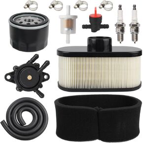 Carbhub 11013-7047 11013-7049 Air Filter with 49065-7002 49065-7007 oil Filter fit for Kawasaki FR651V FR691V FR730V FS481V FS541V FS600V FS651V FS691V FS730V FE250D FE290D 4-Cycle Engine Tune Up Kit