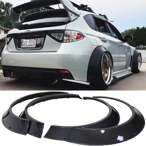 Kyostar New School 4Pcs 800mm Universal Car Fender Flares Wheel Arches (Carbon Fiber Look) in Saudi Arabia