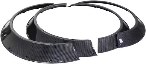 Kyostar New School 4Pcs 800mm Universal Car Fender Flares Wheel Arches (Carbon Fiber Look) in Saudi Arabia