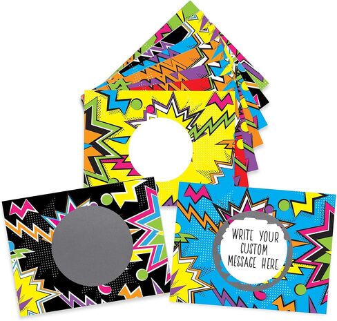 My Scratch Offs 50 Pack Zig Zag Variety DIY Custom Make Your Own Scratch-Offs Prizes for Kids Teacher Supplies for The Classroom Motivational Scratch Cards for Students Appreciation Cards in Saudi Arabia