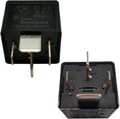 مرحل متعدد الاستخدام 61366901469, V23136-J6-X48 لسيارات BMW لا يبدأ E90 E91 E92 E93 Cas وحدة مرحل 4 Pin A/C مرحلات صغيرة in Kuwait