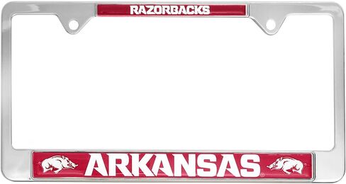 إطار لوحة ترخيص Arkansas UA Razorbacks - الجيل الثاني (إطار أسود (الخريجين)) in Kuwait