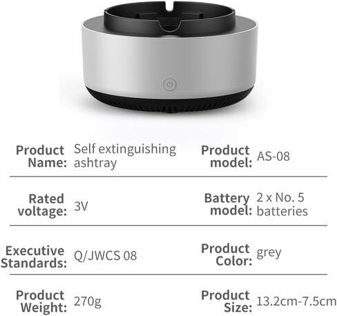 منفضة سجائر تنقية ذكية، منفضة سجائر بدون دخان لمنزل السيارة، منفضة سجائر دخان عادم ذكية، منفضة سجائر إلكترونية مع فلتر للسيارة في الداخل والخارج in Kuwait