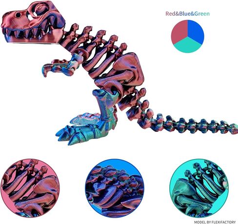 Chitu Systems Conjure PLA 3D خيوط الطابعة 1.75 مم، خيوط الحرباء المتغيرة الألوان مع خيوط طباعة ثلاثية الأبعاد خفيفة 1 كجم/2.2 رطل (A-Chameleon PLA-Blue أرجواني 1 كجم) in Saudi Arabia