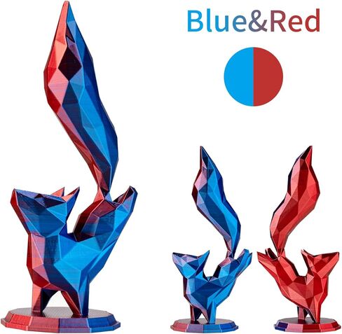 Chitu Systems Conjure PLA 3D خيوط الطابعة 1.75 مم، خيوط الحرباء المتغيرة الألوان مع خيوط طباعة ثلاثية الأبعاد خفيفة 1 كجم/2.2 رطل (A-Chameleon PLA-Blue أرجواني 1 كجم) in Saudi Arabia
