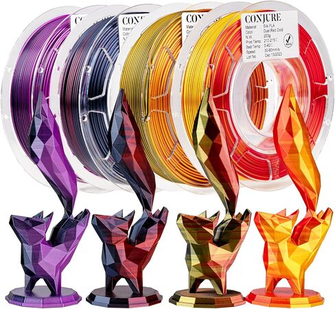 Chitu Systems Conjure PLA 3D خيوط الطابعة 1.75 مم، خيوط الحرباء المتغيرة الألوان مع خيوط طباعة ثلاثية الأبعاد خفيفة 1 كجم/2.2 رطل (A-Chameleon PLA-Blue أرجواني 1 كجم) in Saudi Arabia