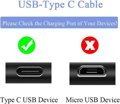 Charger for Samsung Galaxy Tab S7 S5e S6(2019) S3 9.7(2017) Tab S4 10.5 (2018) Tab A 10.1(2019) 10.5(2018) Tab A7 10.5 Tablet Charging Cord Extra Long 6.6 Ft USB C Cable UL Listed in Saudi Arabia