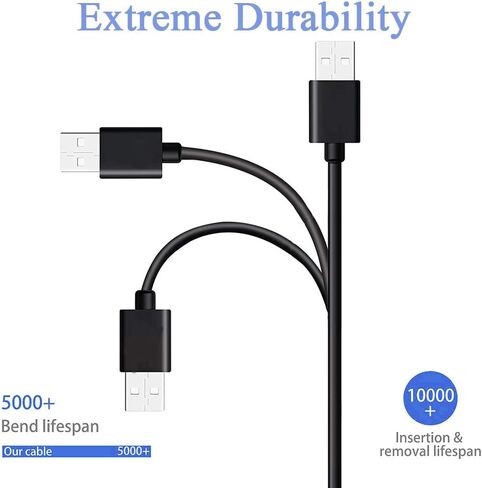 Charger for Samsung Galaxy Tab S7 S5e S6(2019) S3 9.7(2017) Tab S4 10.5 (2018) Tab A 10.1(2019) 10.5(2018) Tab A7 10.5 Tablet Charging Cord Extra Long 6.6 Ft USB C Cable UL Listed in Saudi Arabia