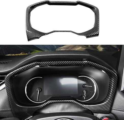 for Toyota RAV4 2023-2019 Gear Shift Knob Cover Carbon Fiber Grain Interior Protective Gear Shift Trim for Toyota Highlander 2023-2020 in Saudi Arabia