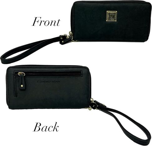 محفظة ستون ماونتن سوداء معصم SLG 8AF457-6 in Kuwait