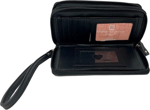 محفظة ستون ماونتن سوداء معصم SLG 8AF457-6 in Kuwait