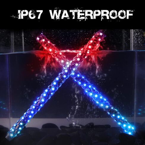 Wayup 2pcs 4ft LED أضواء السوط مع جهاز التحكم عن بعد دوامة مضاءة السياط RGB الرقص / مطاردة ضوء LED السياط الهوائي لUTV ATV Polaris RZR Truck 4X4 SXS Buggy Dune in Saudi Arabia