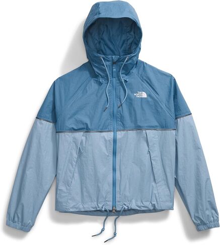 THE NORTH FACE Women's Novelty Antora Rain Hoodie, Indigo Stone/Steel Blue, Medium in Saudi Arabia