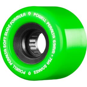 Powell Peralta Snakes 69mm 75a Green/Black W/White Longboard Wheels (Set of 4) in Kuwait