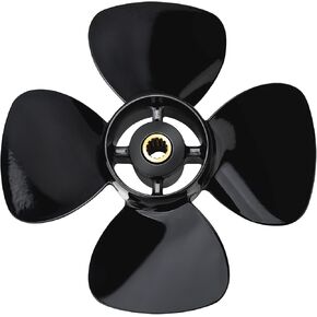 10 x 7 Upgrade OEM Aluminum Outboard Boat Propeller Compatible fit Mercury/Tohatsu Engines 9.9-20 HP, High Thrust,14 Spline,4 Blades,RH,2 1/2" Gearcase in Kuwait