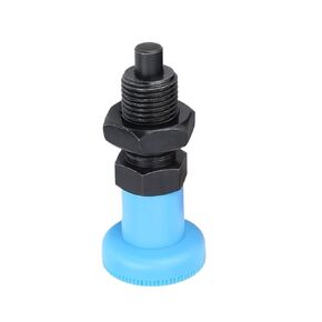 VCN220-B Red/Blue/Black Plastick Knobs Locating Plunger Pins Carbon Steel/Stainless Steel Return Type Threaded Indexing Plungers 1Pcs(VCN220-BSK-silver,M12) in Kuwait