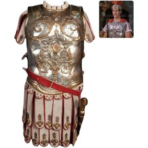 بحري مارت القرون الوسطى النحاس الروماني العضلات Cuirass درع فارس الصدرية تحصيل مع تنورة زي الهالوين in Kuwait