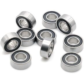 686RS تحمل 6x13x5 مم 686 RS 2RS الكرات 686-2RS أسود مختوم 10 قطعة in Kuwait