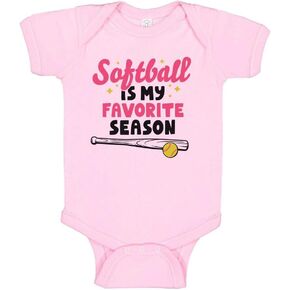 تي شيرت TATY Kids Softball هو الموسم المفضل لدي للأطفال الرضع in Kuwait