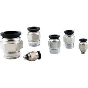 Black Copper Hose Pneumatic Quick Connector PC8-02 Straight Plugs 6mm 1Pcs(PC4-M5(Black)) in Saudi Arabia