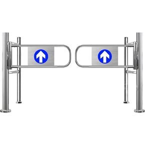 Automatic Rebound Swing Gate Wide Stainless Steel Entrance Manual Door，Automatic Two-Way Swing Gate with Self-Closing Safety Feature for Supermarket & Warehouse Entry - Secure Access Control in Kuwait