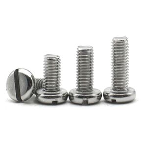 A2-70 304 Stainless Steel M5 6/8/10-60MM Slotted Round Head Slot Column Cheese Screw Bolt 10Pcs(16mm) in Saudi Arabia