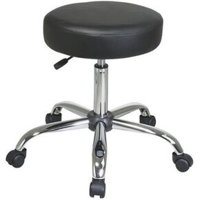 Scranton & Co Adjustable Backless Drafting Stool in Black in Kuwait