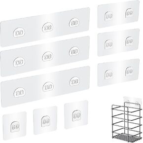 بديل لاصق متوافق مع خطافات Eudele-3، بدون حفر، لاصق قوي لعلبة الدش الكبيرة، 9 عبوات in Kuwait