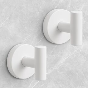 Shower Hooks for Inside Shower,No-Drill Removable&Reusable Towel Hooks for Bathroom,Heavy Duty Suction Cup Hooks for Glass Window,2 Packs(Silver) in Kuwait