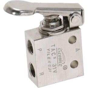 Air Valve, Toggle Switch, Mechanical Valve TAC2-31V 1/8"" Thread 2 Position 3 Way Spring Return Lever Pneumatic Valves Fittings in Saudi Arabia