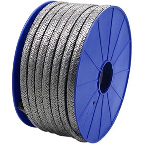 Graphite Rope Packing Expanded Flexible Graphite Packing Gland Packing Grade A for Pump Seals Or Valve Stems Or Mechanical Seals(Size:4mm×4mm×1m) in Saudi Arabia