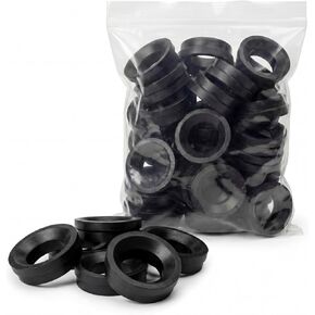 50 Pack Air Hose Black Natural Rubber Washer 1-5/16" O. D. for Use with Sizes 3/8" to 1" 2 Lug Quick Couplings and Hose Ends in Kuwait