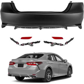 Camry SE Front Bumper Cover Kit Replacement For 2018 2019 2020 To-yo-ta Camry 2.5L 3.5L SE XSE ONLY. W/Upper and Lower Grille, W/Fog Light Cover, W/O parking sensor hole in Saudi Arabia