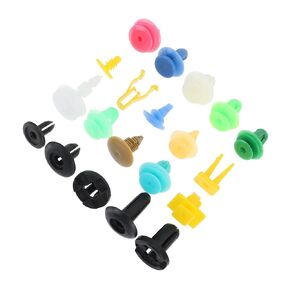 500pcs Multi-Purpose Bumper Fastener Rivet Clips Plastic Snap Decoration Auto Push Push in Fasteners Easy Install in Kuwait