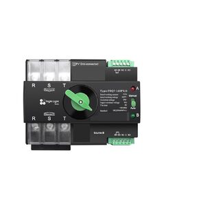 Din Rail 3 Phase ATS لـ PV 3P 63A 100A 125A 230V ثنائي الطاقة النقل التلقائي الكهربائي (100A) in Kuwait