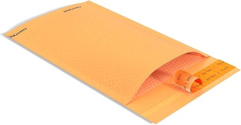 أجهزة إرسال الفقاعات الاحترافية ذاتية الغلق من Coastwide، مقاس 6.75 × 9 بوصات، كرافت، 500/كرتون - أجهزة بريد مبطنة مدمجة للأشياء الصغيرة والملحقات in Kuwait