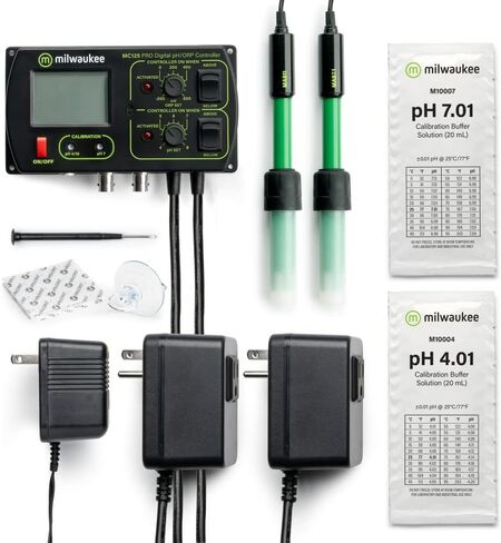 جهاز التحكم Milwaukee Instruments SMS125 pH/ORP، النطاق: 0.00 إلى 14.00 pH، +/- 1000 مللي فولت (ORP) in Saudi Arabia
