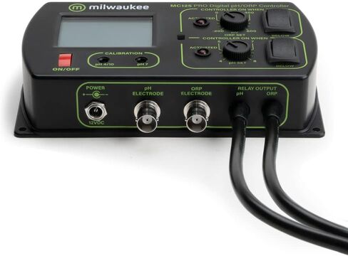 جهاز التحكم Milwaukee Instruments SMS125 pH/ORP، النطاق: 0.00 إلى 14.00 pH، +/- 1000 مللي فولت (ORP) in Saudi Arabia